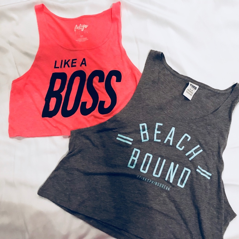 Workout crop tops ✔️SOLD ON MECARI